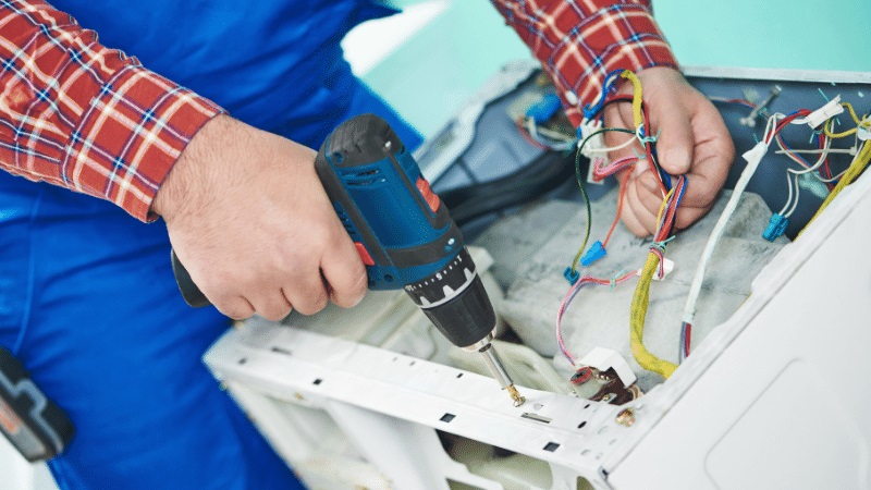 Akhisar Beko Beko çamaşır makinesi kart tamiri – Su almama arızası orijinal parça ile giderildi. - Teknik servis örneği